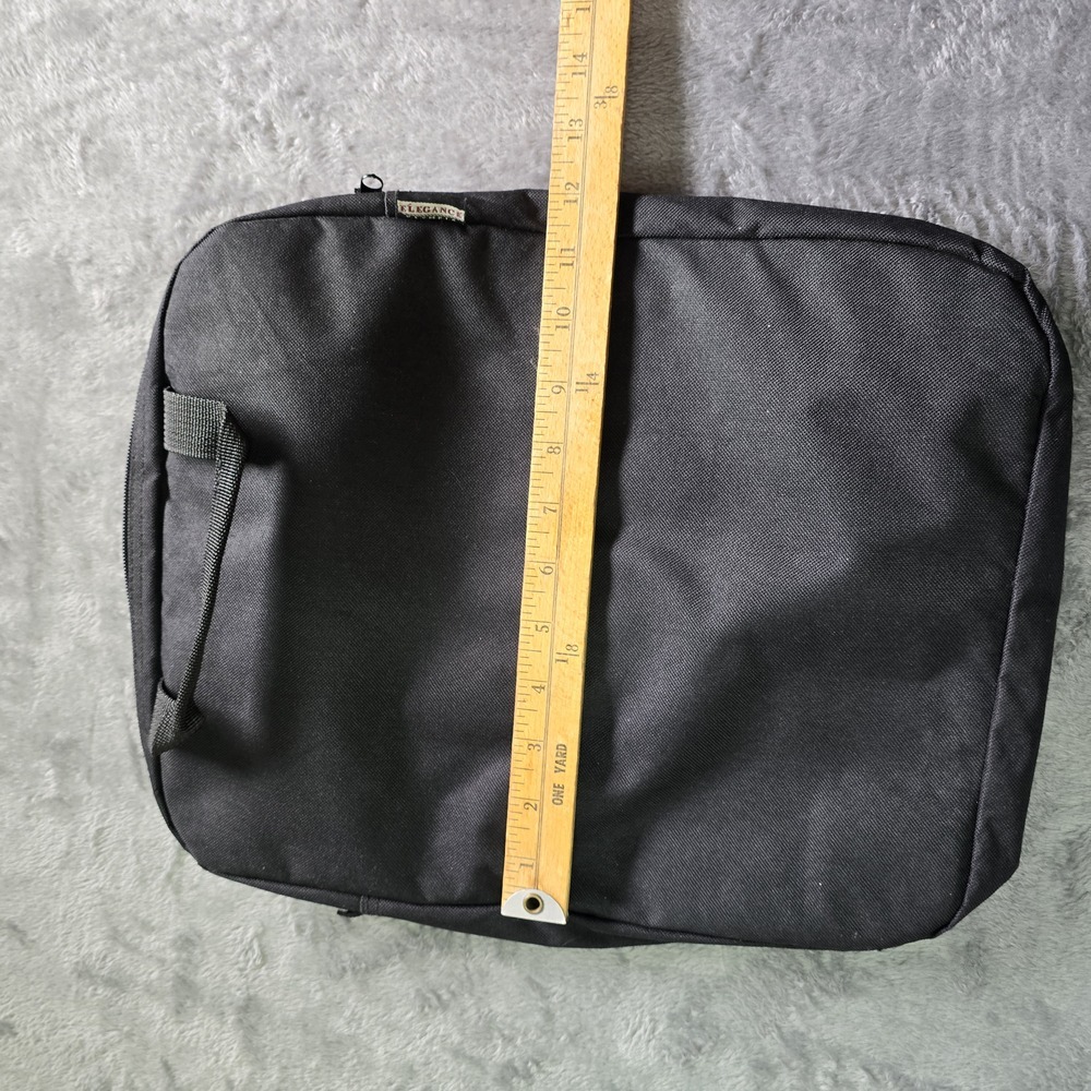 Elegance Olympia Black Padded Laptop Case Bag 16x13 - Picture 5 of 8